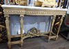 Fine, French, Louis XVI style crme painted console table