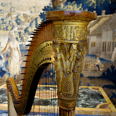 English, Regency period harp