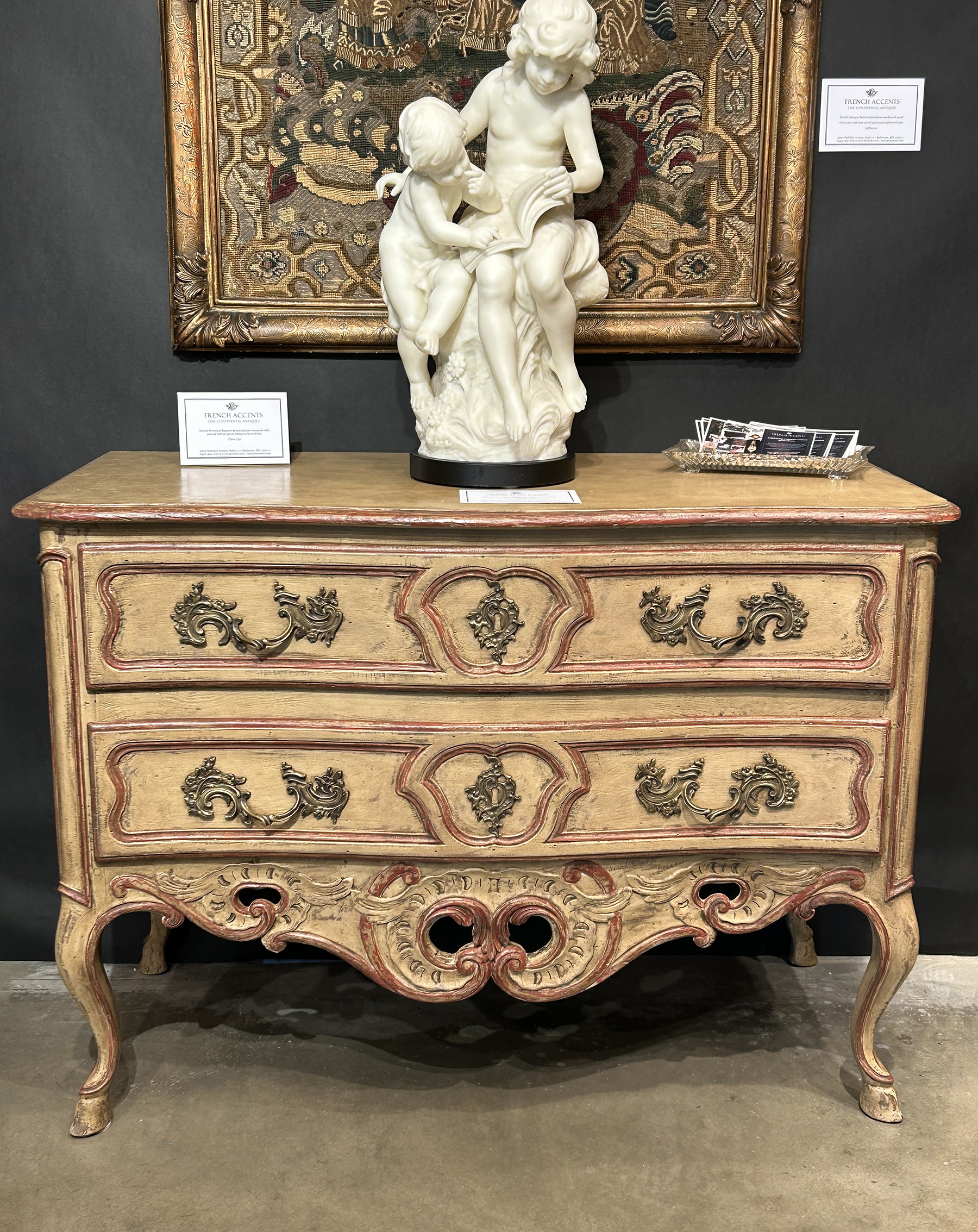 French, Regence period, Provencal two-drawer commode (sauteuse)