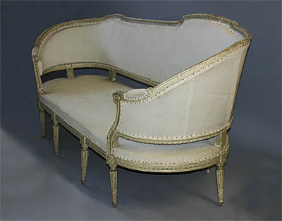 Very fine, French, Louis XVI period canap