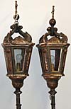 Pair of Venetian, Neoclassical Gondola lanterns
