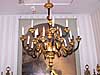 French Restauration style, bronze d'ore and patinated bronze, twenty-two light chandelier