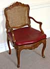 French, early Louis XV period fauteuil