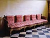 Fine, Napoleon III period, giltwood canap of large dimensions (meuble de chateau)